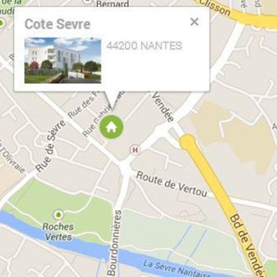  COEUR IMMOBILIER : Appartement | NANTES (44300) | 39 m2 | 498 € 