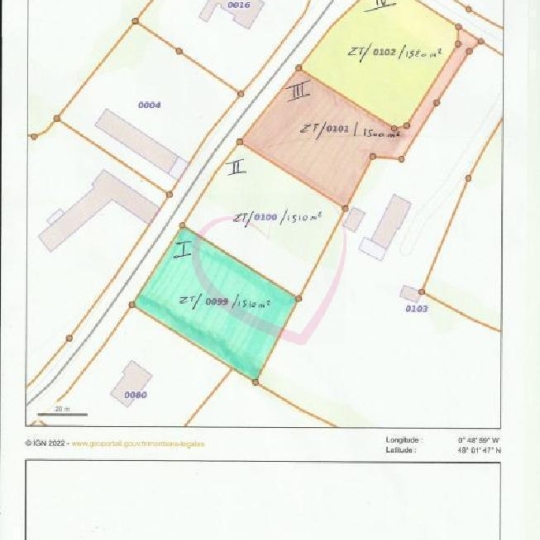  COEUR IMMOBILIER : Terrain | SOULEUVRE-EN-BOCAGE (14350) | 1 500 m2 | 35 000 € 