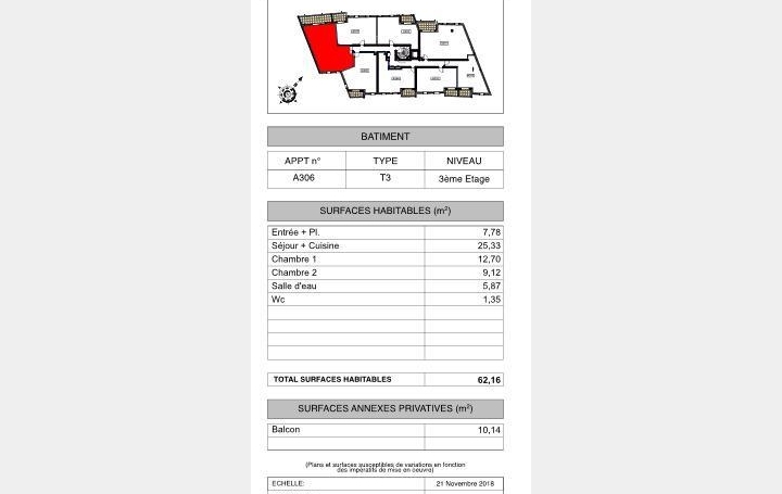 COEUR IMMOBILIER : Apartment | NANTES (44000) | 62 m2 | 376 000 € 