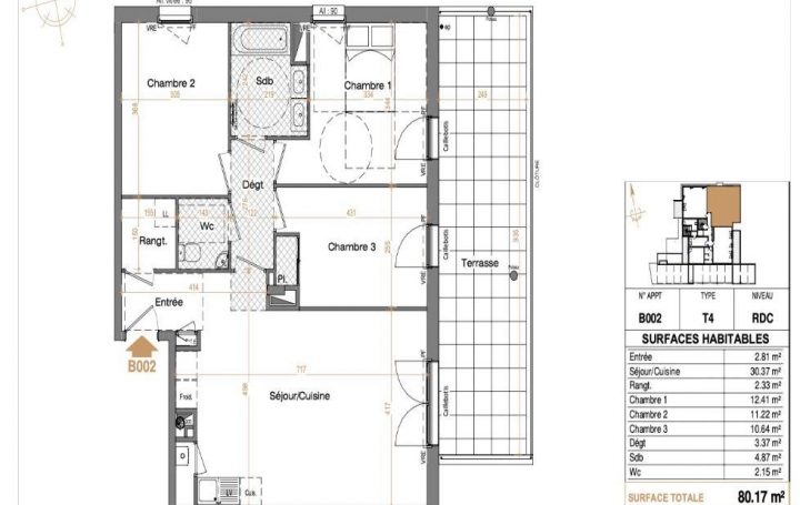 COEUR IMMOBILIER : Apartment | REZE (44400) | 80 m2 | 362 000 € 